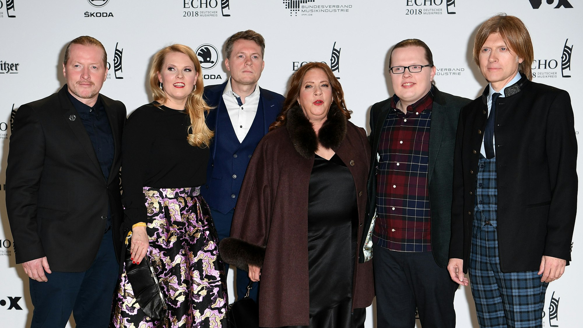 Die Kelly Familyim April 2018 bei der 27. Verleihung des Deutschen Musikpreises Echo.