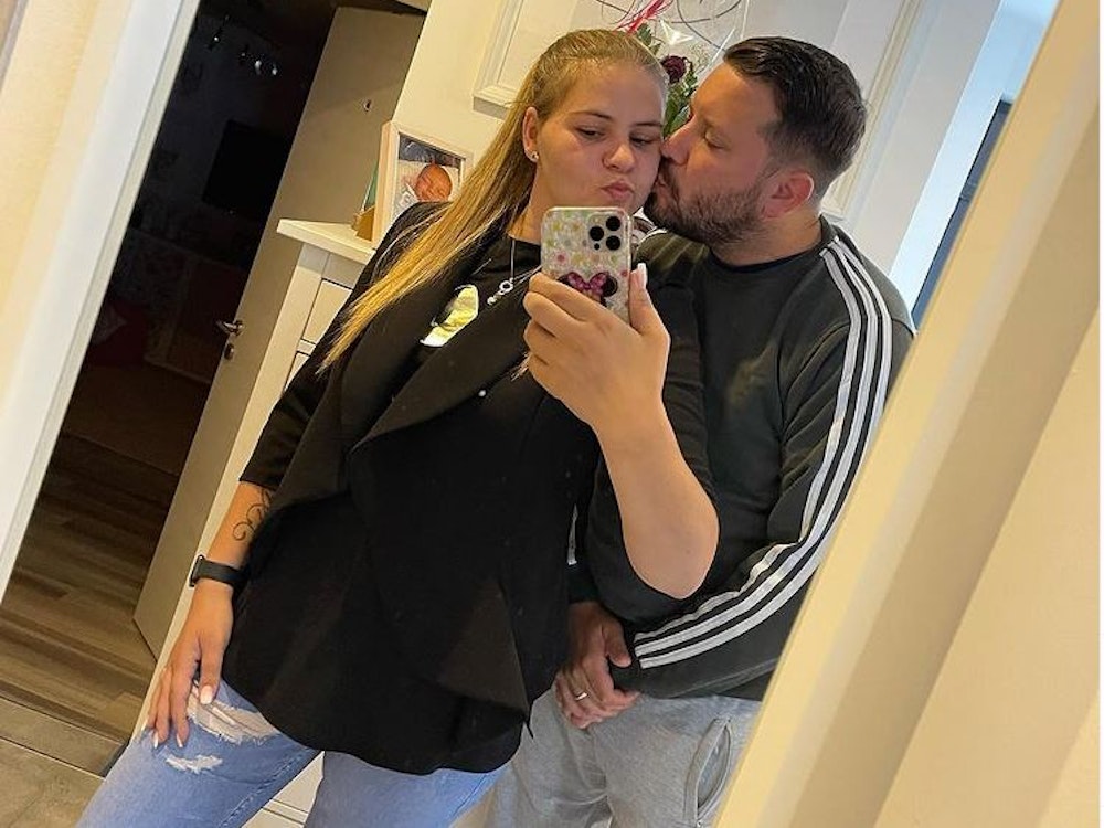 Sylvana Wollny und Verlobter Florian Köster auf einem Instagram-Selfie