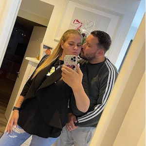 Sylvana Wollny und Ehemann Florian Köster auf einem Instagram-Selfie vom 25. August 2021 +++ Screenshot zur Berichterstattung erstellt.