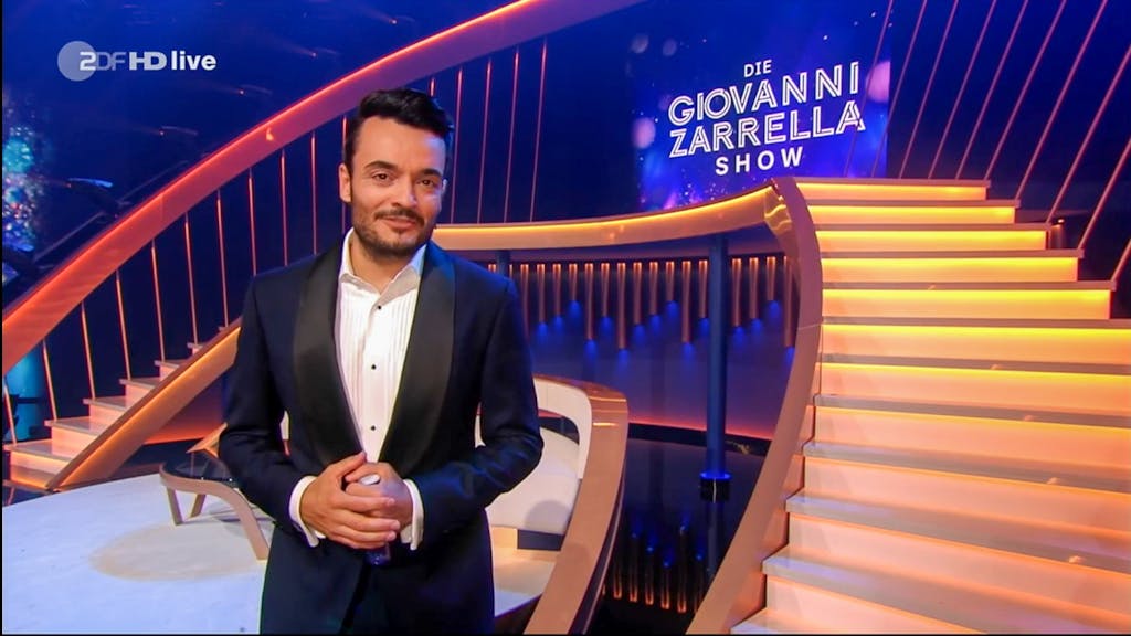 11.09.2021: Giovanni Zarrella moderiert zum ersten Mal im ZDF um 20.15 Uhr "Die Giovanni Zarrella Show". Quelle: ZDF (Screenshow)