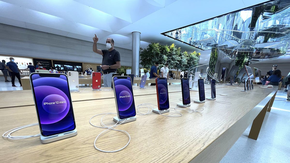 Am Dienstag (14. September 2021) stellt Apple neue Geräte vor. Unser Foto zeigt eine Apple-Filiale in New York.