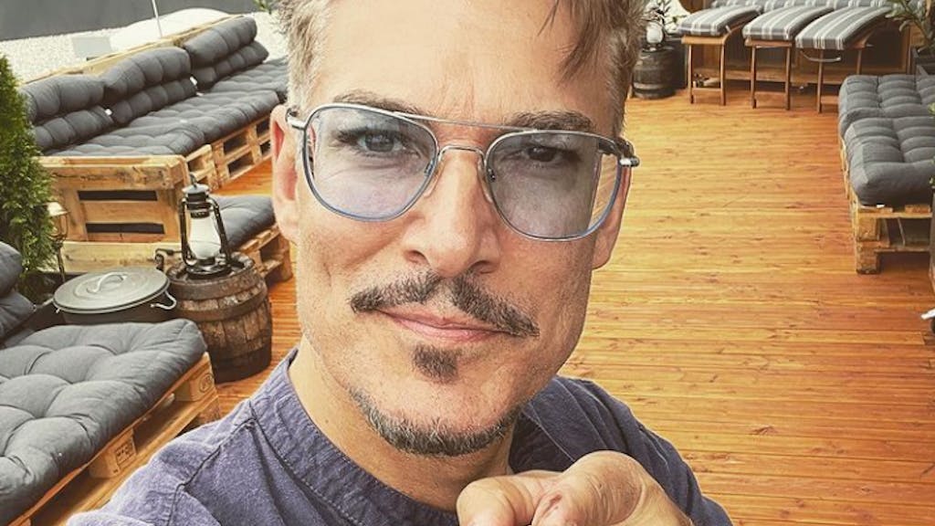 Auf Instagram zeigt er stolz seine erschlankte Figur: Chris Töpperwien, hier auf einem Selfie im Juli, hat stark abgenommen.