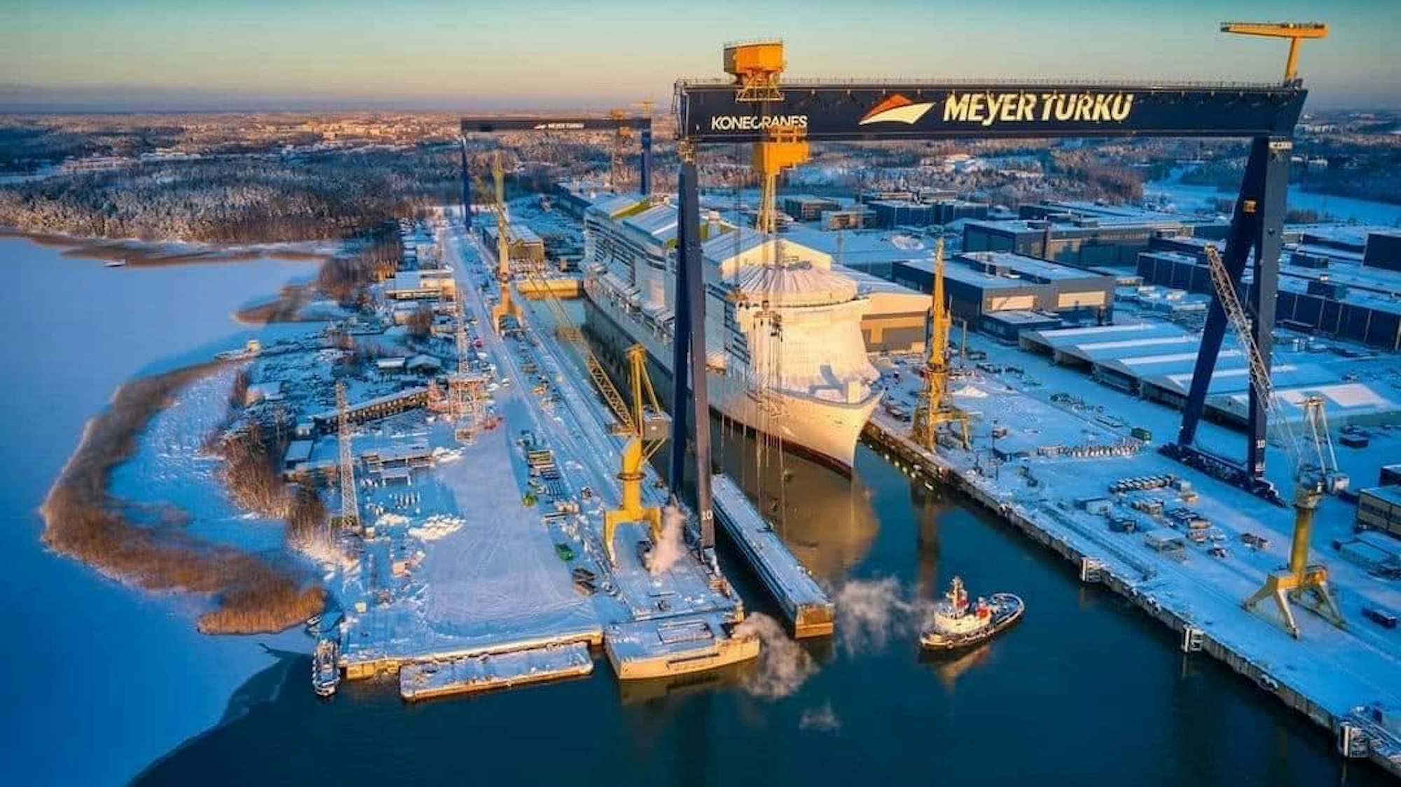 Die „Costa Toscana“ wird derzeit in der Meyer Werft im finnischen Turku gebaut.