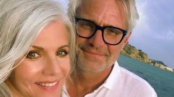 Birgit Schrowange und ihr Verlobter Frank Spothelfer in ihrer neuen Heimat Mallorca. Foto am 12.9 auf ihrem Iinstagram-Kanal gepostet. +++ Screenshot zur Berichterstattung erstellt