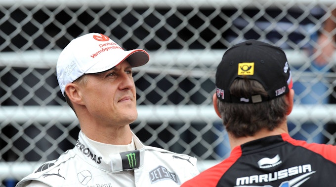 Michael Schumacher, hier am 25. November 2011 beim GP von Brasilien.