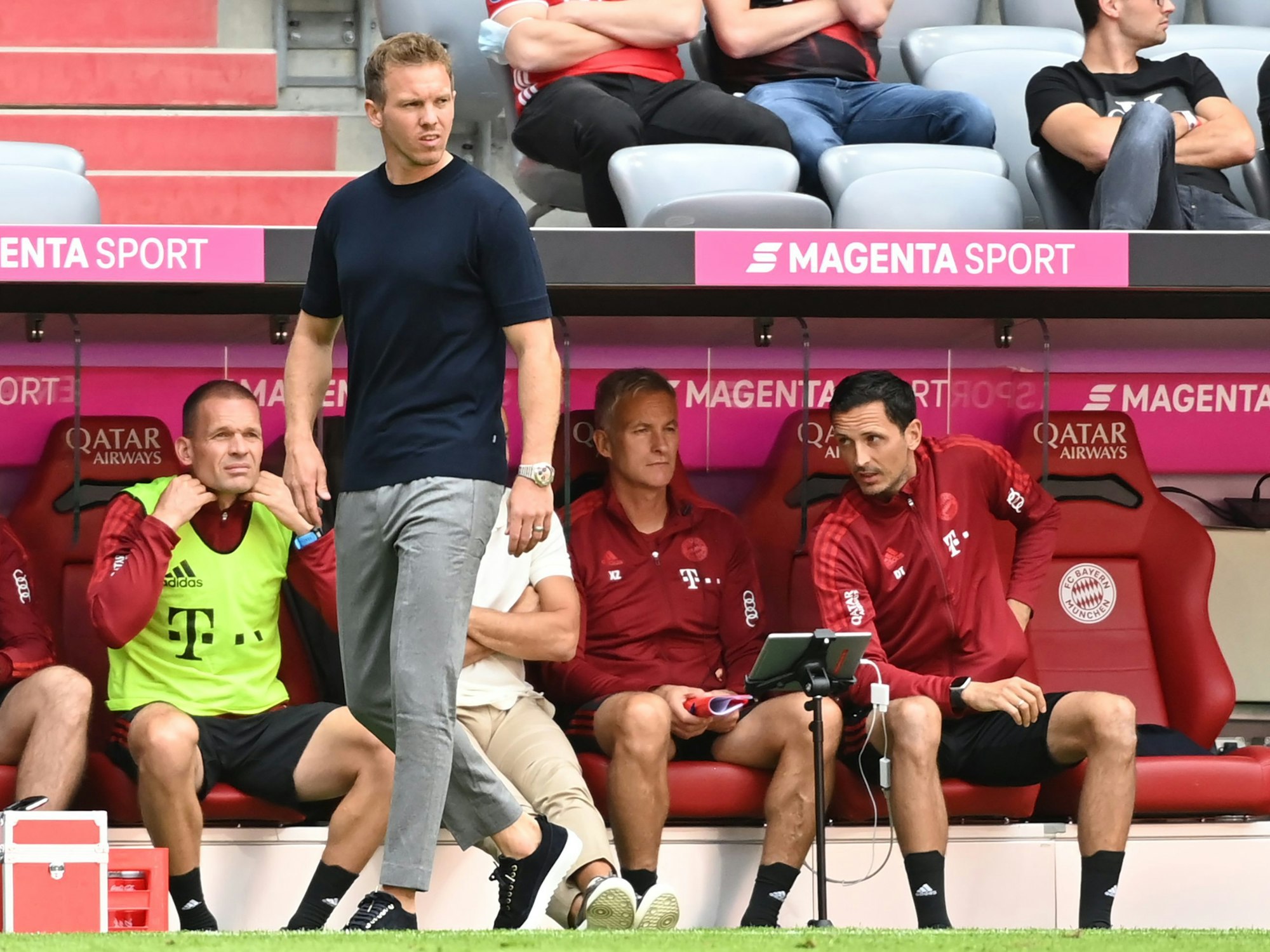 Münchens Trainer Julian Nagelsmann reagiert.