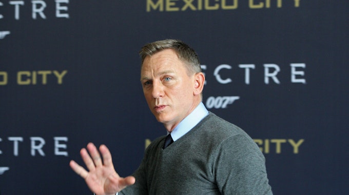 Daniel Craig 2015 bei der Filmpremiere zum James-Bond-Film „Spectre“ in Mexiko. Jetzt wurde bekannt, was es zum Bond-Nachfolger alles braucht.
