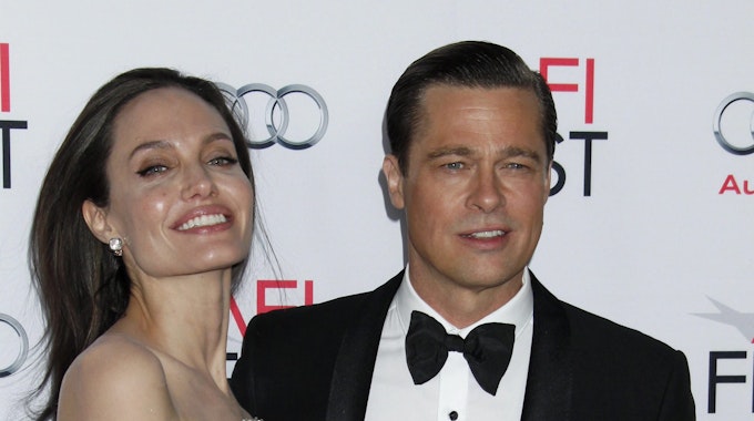 Angelina Jolie und Brad Pitt 2015 bei der Premiere des Films „By The Sea“ in Hollywood.&nbsp;