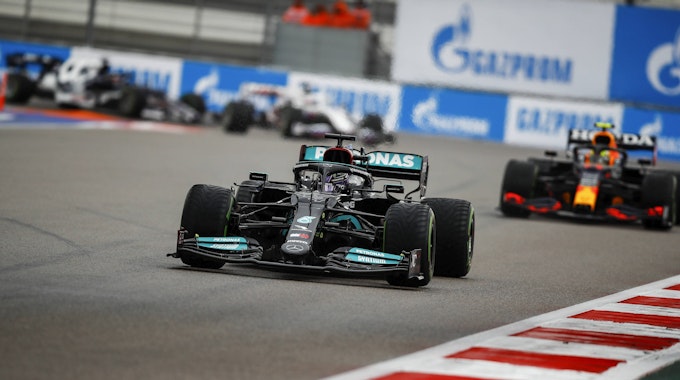 Mercedes-Pilot Lewis Hamilton 