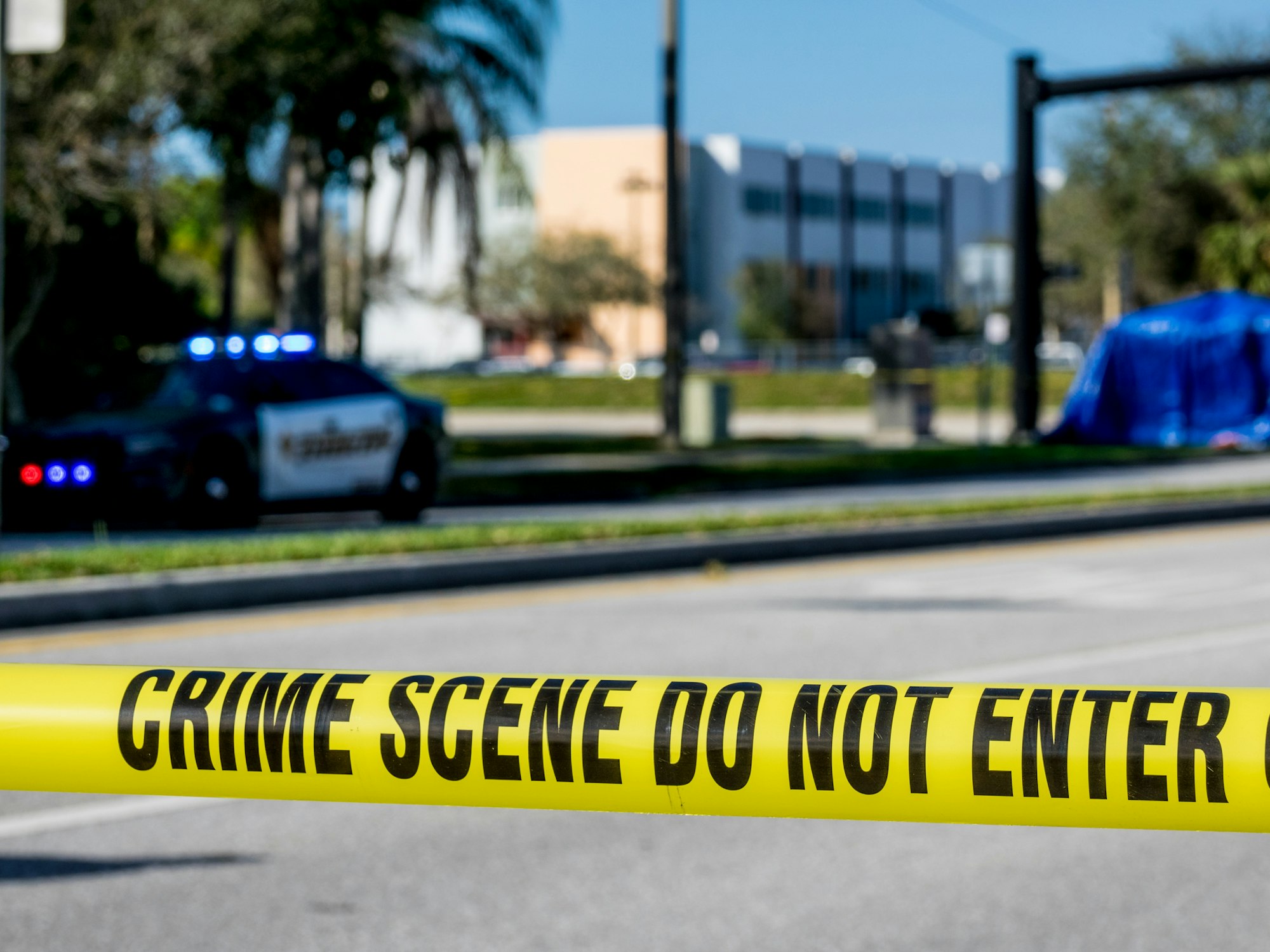 Die Polizei fahndete tagelang nach dem Verdächtigen, bis er tot aufgefunden wurde (hier ein anderer Polizeieinsatz in Florida von 2018).
