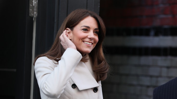 Kate, Herzogin von Cambridge im März 2020 bei einem Besuch in Irland. Die Herzogin ist am Dienstag, 28. September, bei der Weltpremiere des neuen James-Bond-Film erschienen.