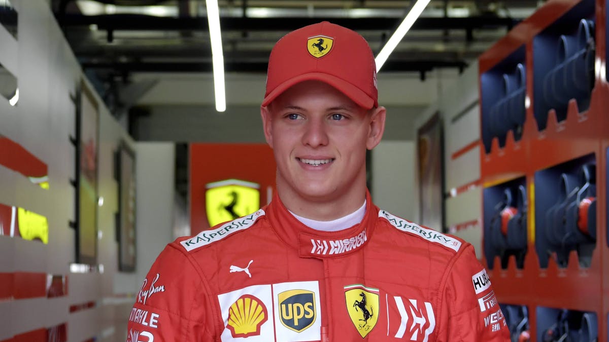 Mick Schumacher als Testfahrer von Ferrari in Bahrain.