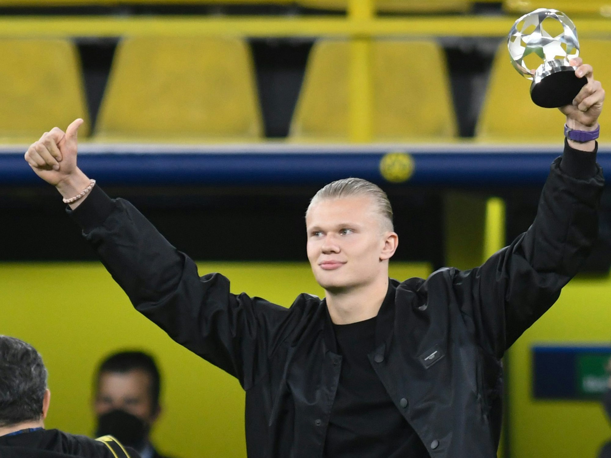 Champions League: Erling Haaland (Borussia Dortmund) mit Auszeichnung.