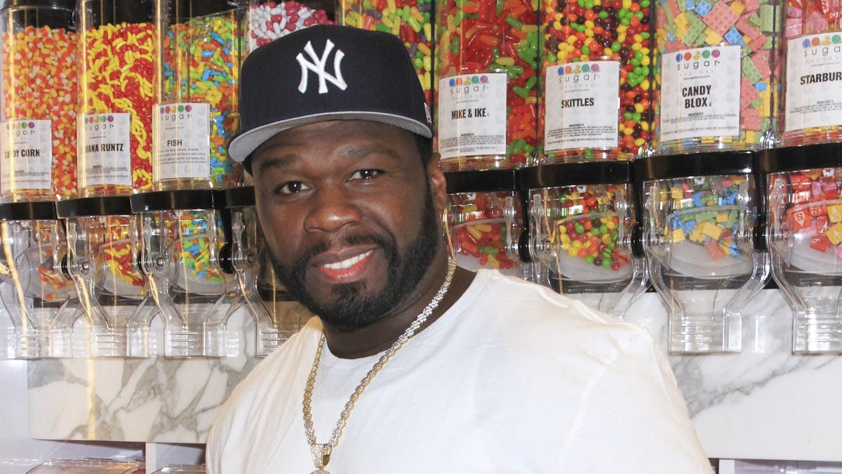 Photo by: Raoul Gatchalian/STAR MAX/IPx 2021 9/3/21 50 Cent unveils candy shop goblet at New Sugar Factory in Las Vegas, Nevada.