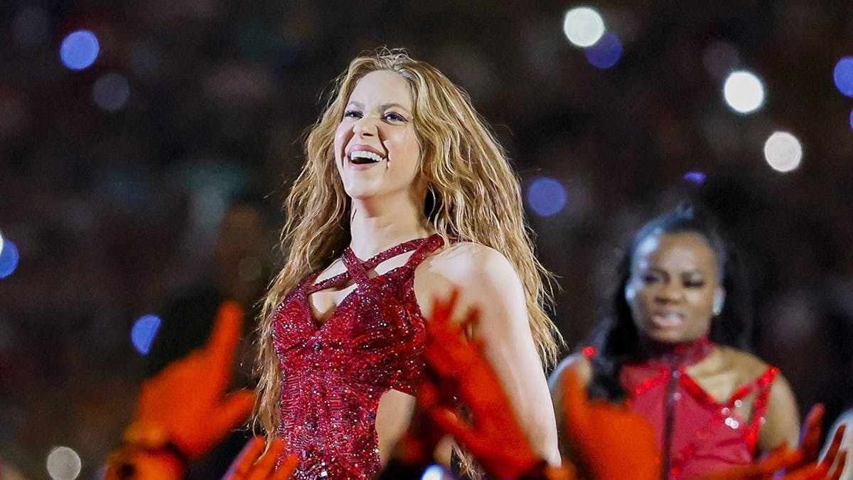 Die Sängerin Shakira tritt in der Halbzeit des Super Bowl LIV auf.&nbsp;