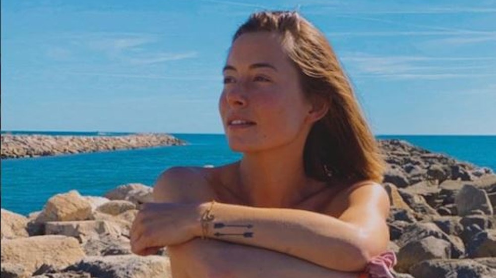 Jennifer Lange genießt ihren Urlaub im September 2021 in Südfrankreich.