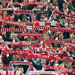 Fans des 1. FC Köln gegen Greuther Fürth