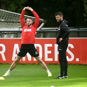 Janes Horn trainiert beim 1. FC Köln am Geißbockheim.