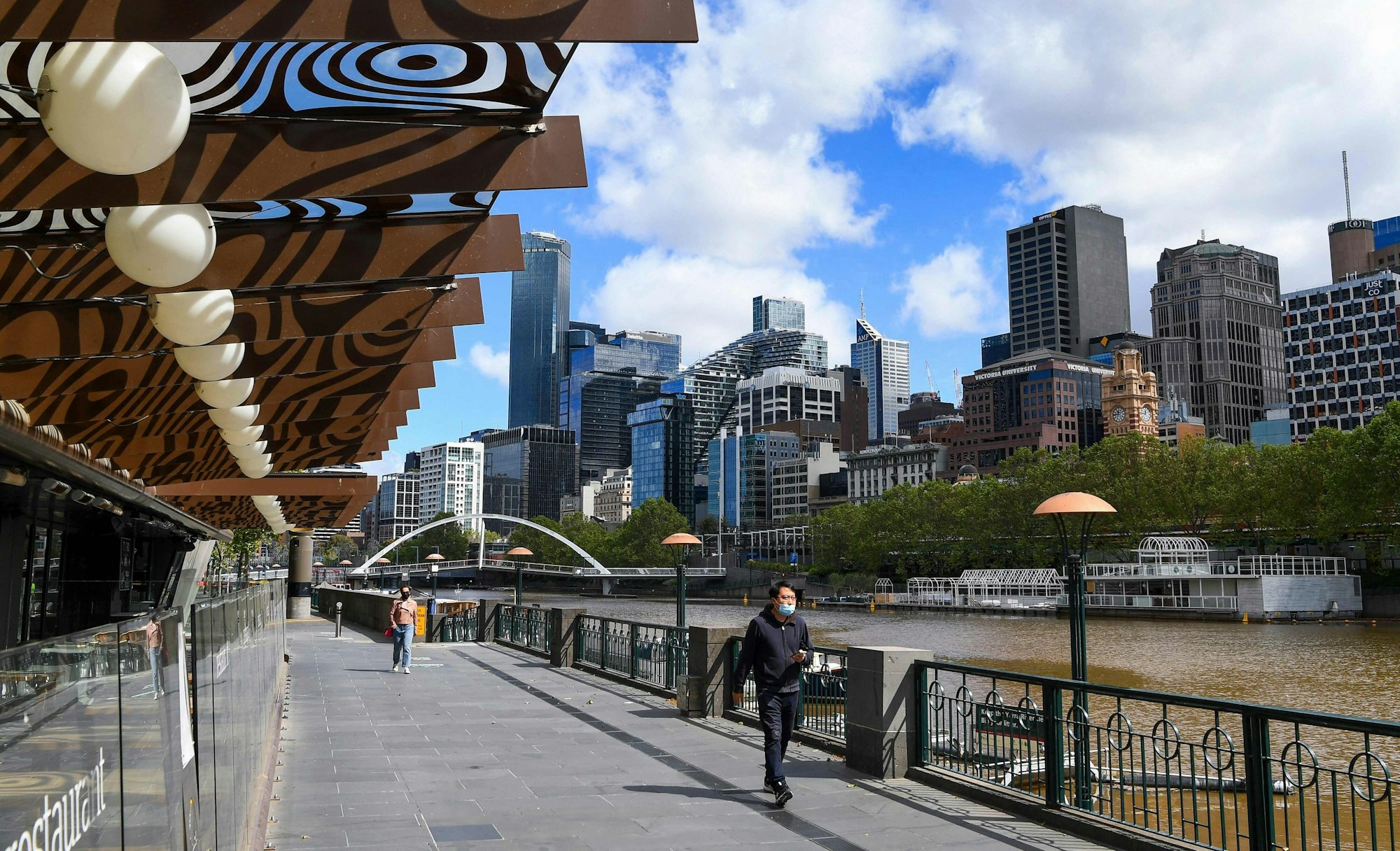 Melbourne im Lockdown – die australische Metropole befindet sich zusammengezählt seit 246 Tagen im Lockdown. Ein trauriger Rekord.