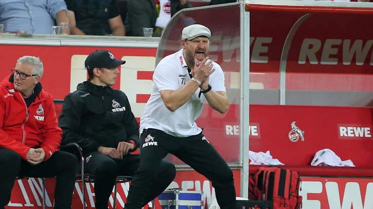 Steffen Baumgart trainiert den 1. FC Köln gegen die SpVgg Greuther Fürth.