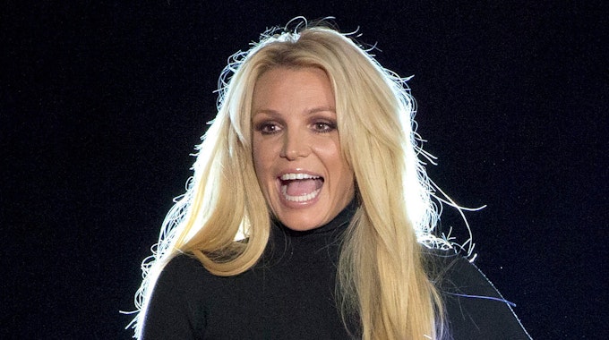 Britney Spears steht am 18. Februar 2018 auf der Bühne des Park MGM Hotel-Casino in Las Vegas. Ihre Kinder Sean (16) und Jayden (15) zeigen sich jetzt auf Instagram.