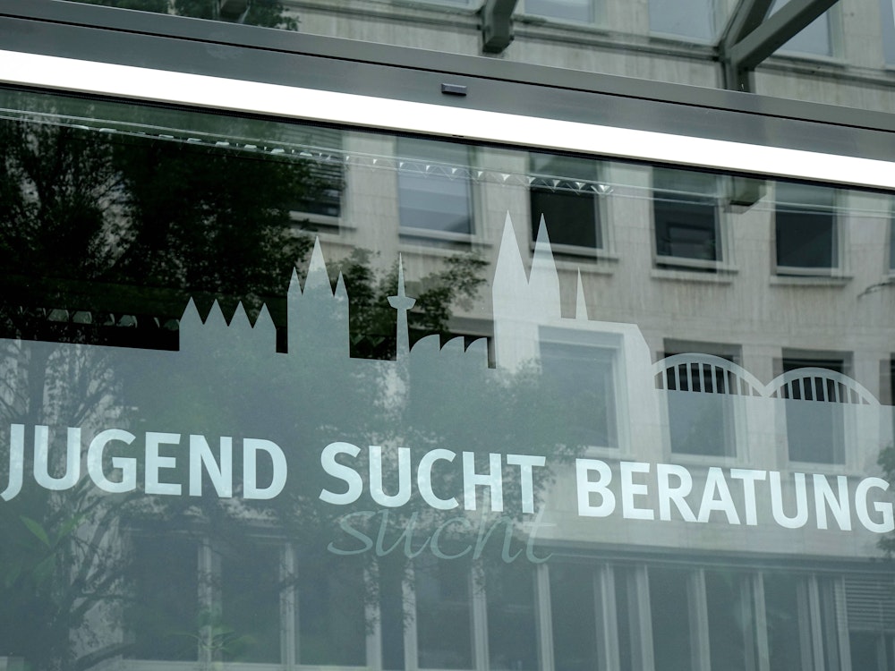 Eine Drogenberatungsstelle in der Kölner Bismarckstrasse.