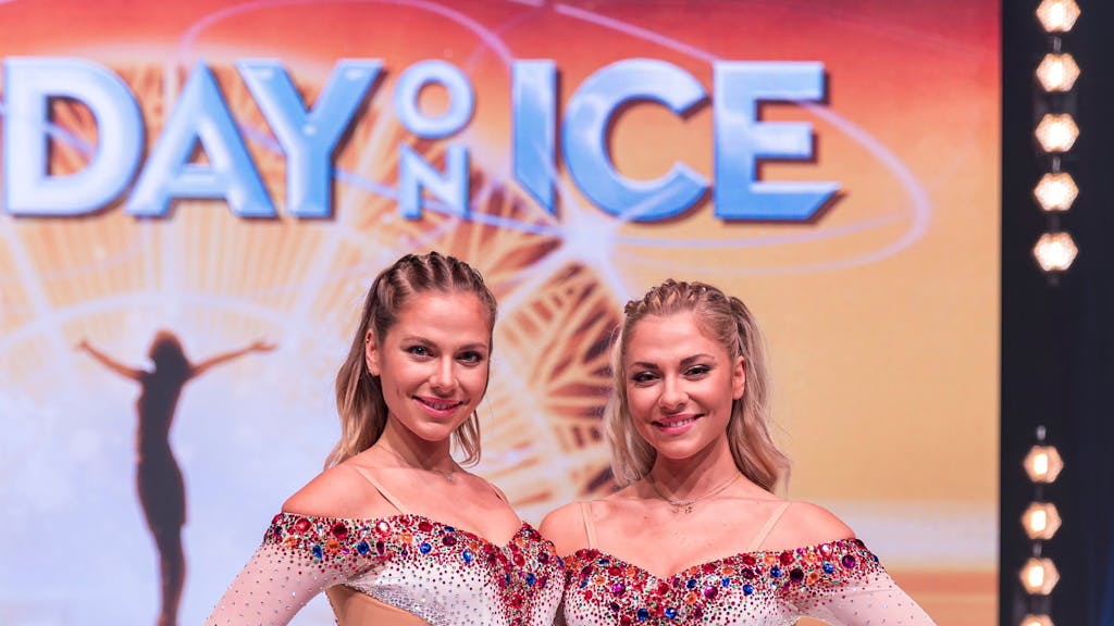 Valentina und Cheyenne Pahde bei der Pressekonferenz zur Eis-Show „Holiday on Ice“.