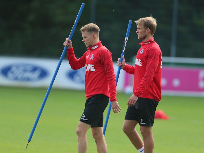 Sebastian Andersson und Ondrej Duda trainieren beim 1. FC Köln.