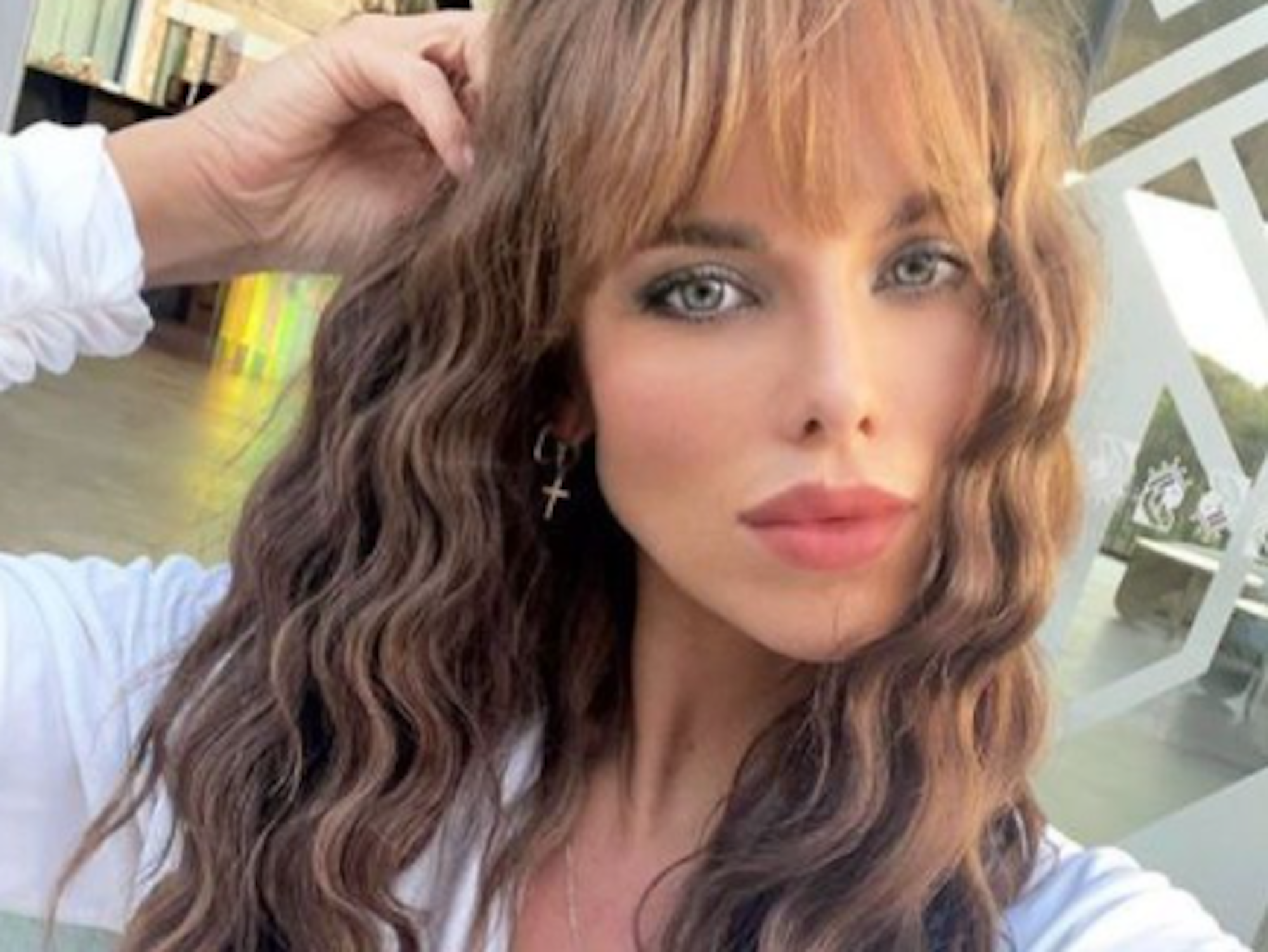 Liliana Matthäus lächelt auf einem Instagram-Selfie vom 29. August 2021.