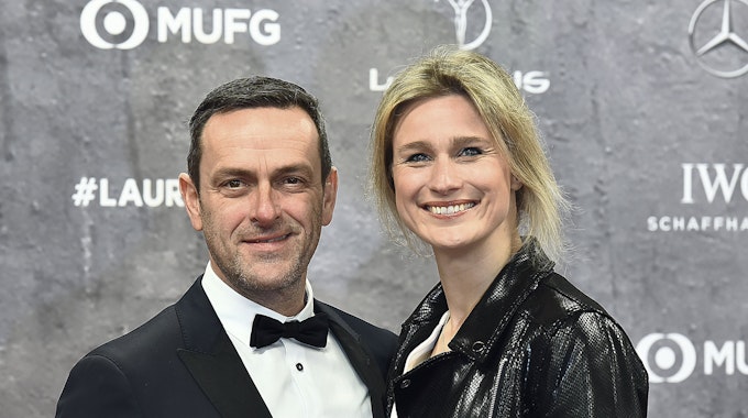 Matthias Dolderer und Britta Heidemann bei der Verleihung der 20. Laureus World Sports Awards 2020 in der Verti Music Hall Berlin.