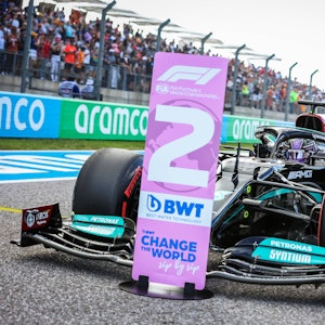 Formel-1-Weltmeister Lewis Hamilton beim Qualifying des großen Preis der USA