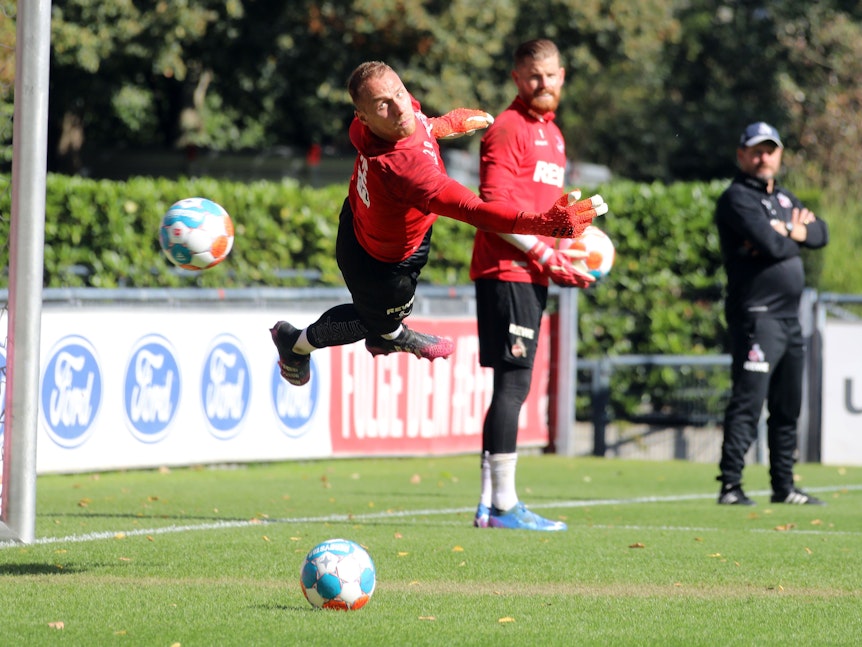 Marvin Schwäbe und Timo Horn trainieren beim 1. FC Köln.