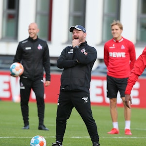 Steffen Baumgart trainiert den 1. FC Köln am Geißbockheim.