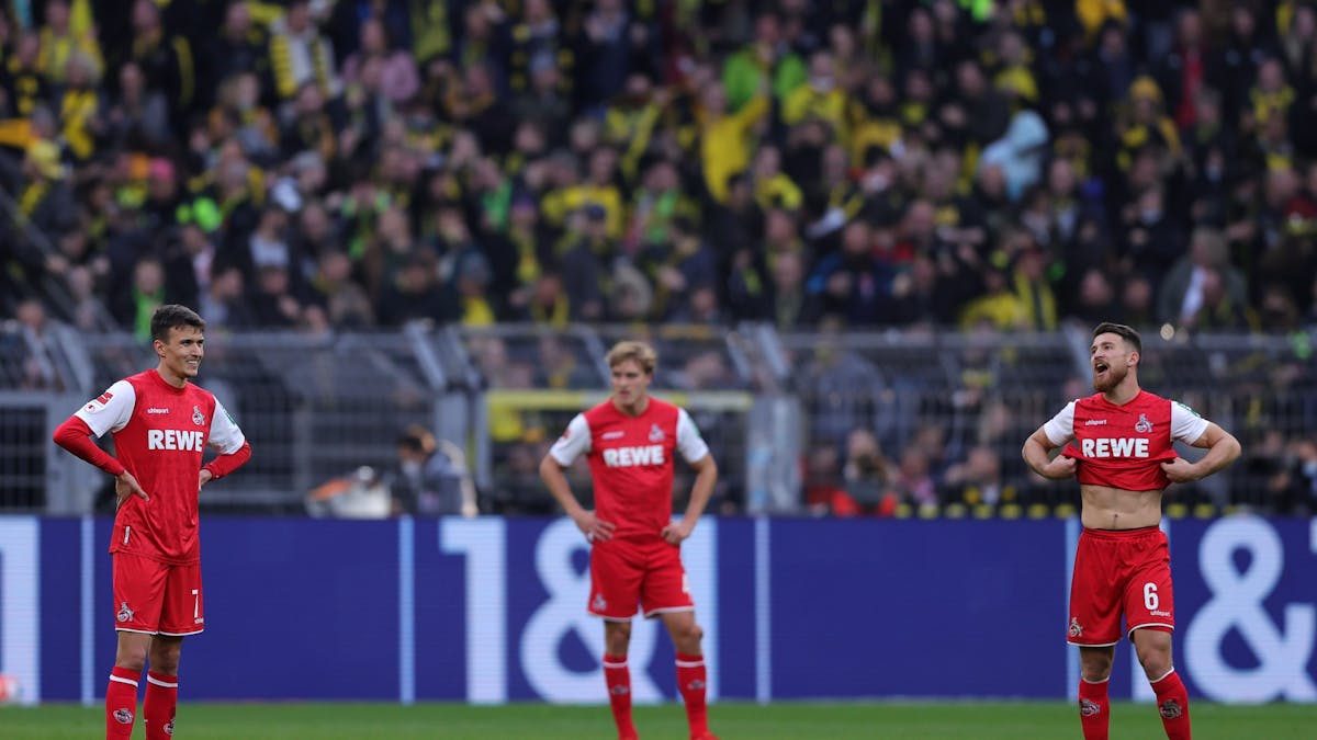 Dejan Ljubicic, Timo Hübers und Salih Özcan spielen für den 1. FC Köln gegen Borussia Dortmund.