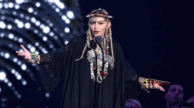 US-Sängerin Madonna bei den „MTV Video Music Awards“ 2018 in New York.