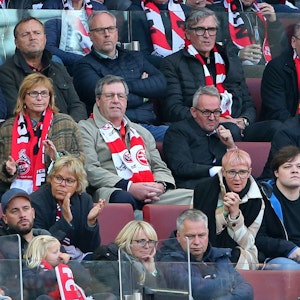 1.FC Köln gegen Bayer Leverkusen: Werner Wolf und Alexander Wehrle
