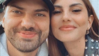 Schauspieler Jimi Blue Ochsenknecht und Ex-„Bachelor“-Teilnehmerin Yeliz Koc lächeln auf einem Instagram-Selfie vom 24. August 2021.