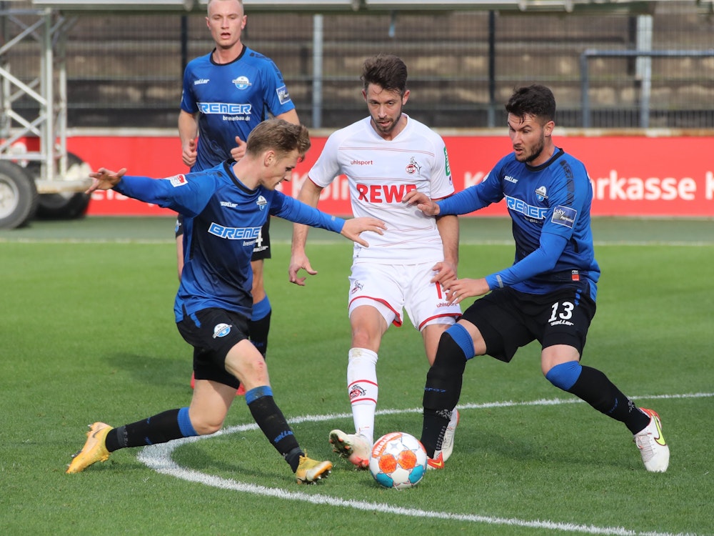 Mark Uth im Testspiel des 1. FC Köln gegen den SC Paderborn
