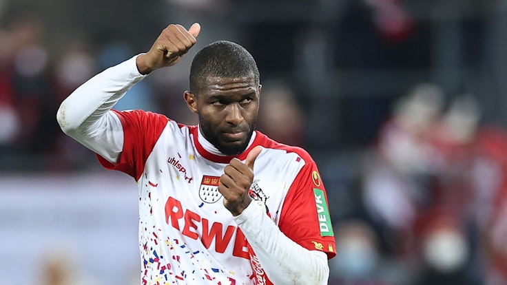 Anthony Modeste in the game against Union Berlin