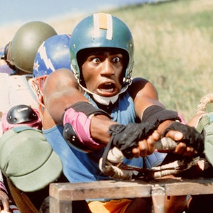 Ein jamaikanischer Bob-Pilot im Film Cool Runnings