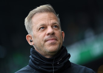 Markus Anfang am Rande eines Spiels von Werder Bremen.