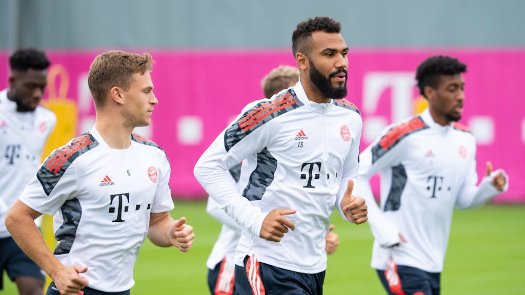 Eric Maxim Choupo-Moting im Training beim FC Bayern.