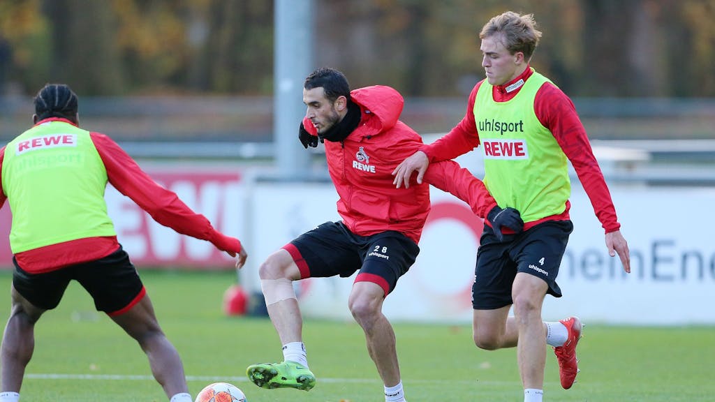 &nbsp;Ellyes Skhiri im Training des 1. FC Köln