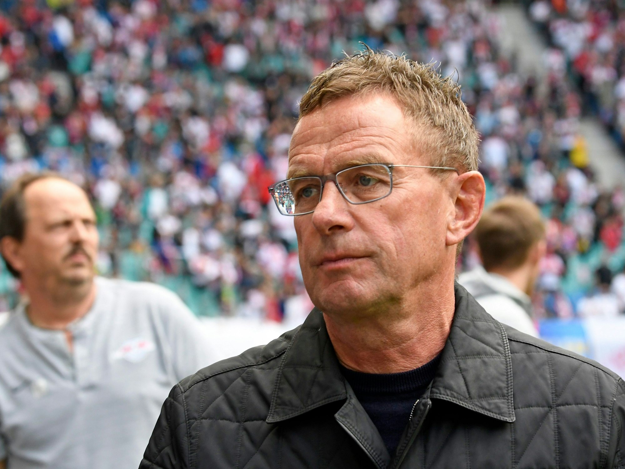 Ralf Rangnick als Trainer von RB Leipzig im Jahr 2019.