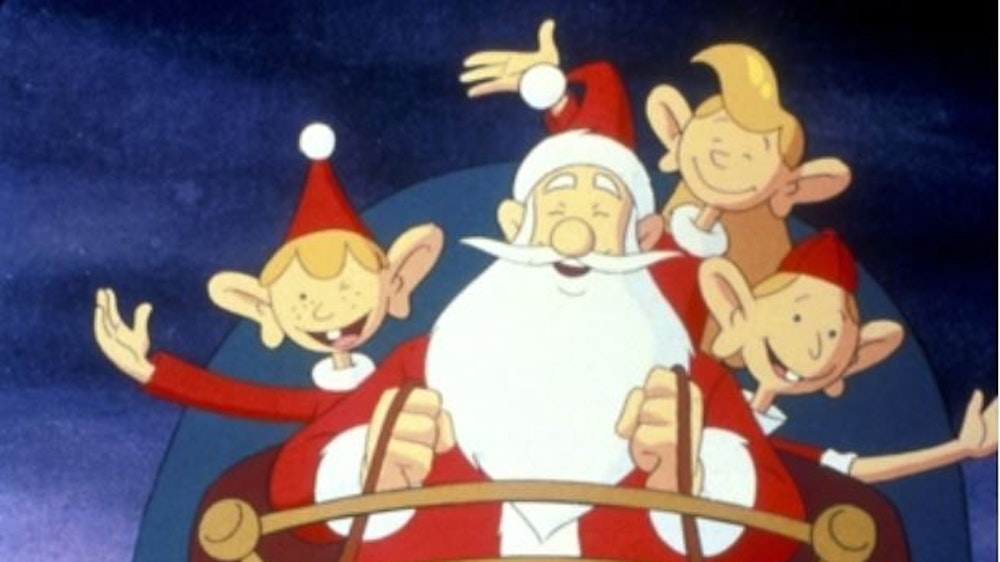 TV-Serie Weihnachtsmann & Co. KG: Für den Weihnachtsmann und seine drei Helfer, den Elfen Trixi, Guilfi und Jordi, sind die Ferien zu Ende, denn sie haben schon die ersten Wunschzettel erhalten.