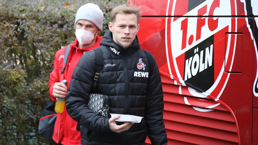 Ondrej Duda (r.) und Sebastian Andersson fahren mit dem 1. FC Köln nach Bielefeld.
