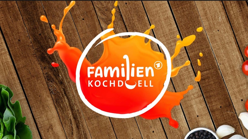 Das Logo der neuen ARD-Show „Familien-Kochduell“.