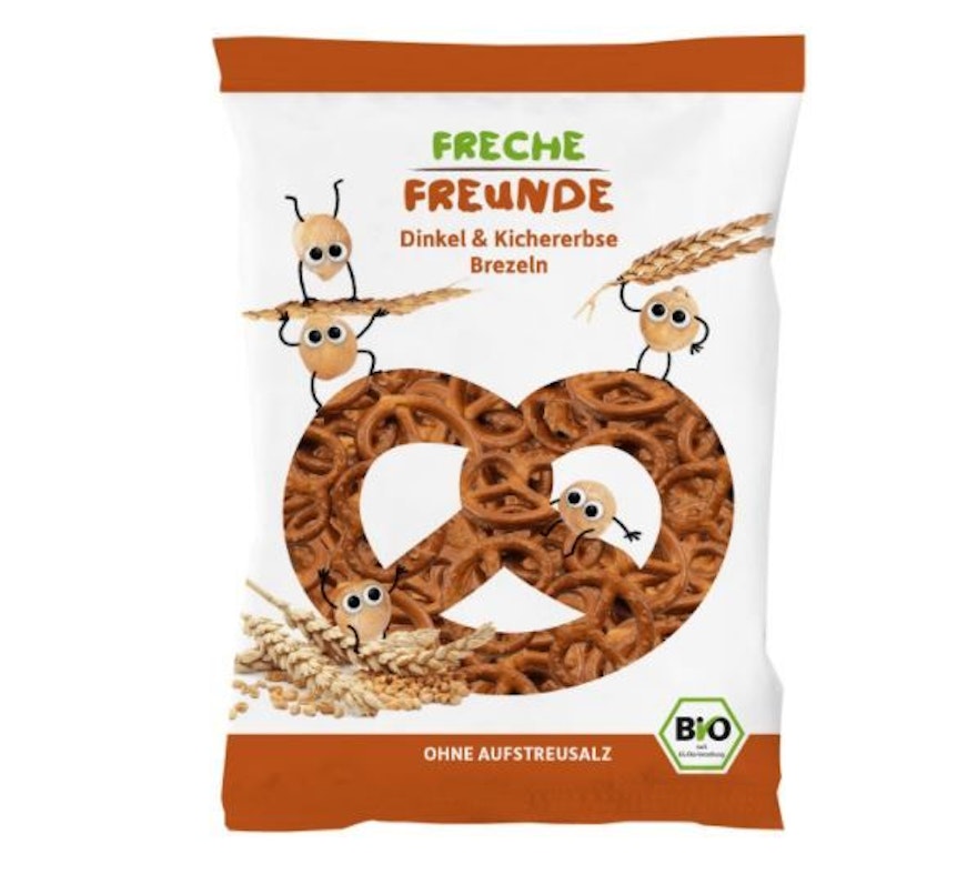 Der Hersteller „erdbär GmbH“ ruft einen beliebten Snack zurück. Die „Freche Freunde Kichererbse Brezeln“ sollten nicht verzehrt werden.