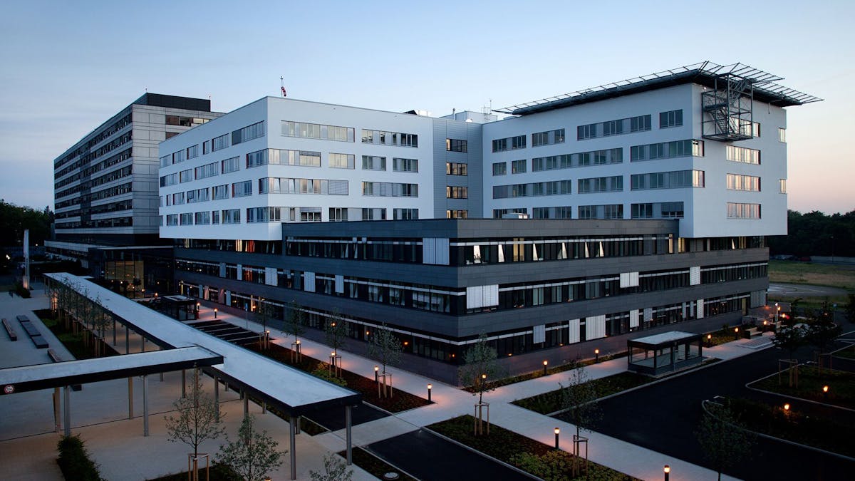 Das Krankenhaus in Köln-Merheim.
