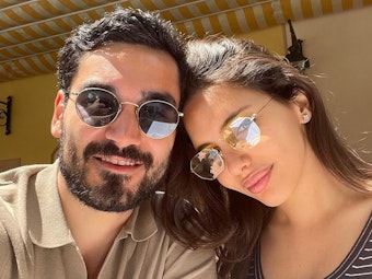 Ilkay Gündogan und Freundin Sara Arfaoui beim gemeinsamen Italien-Urlaub auf einem Selfie 